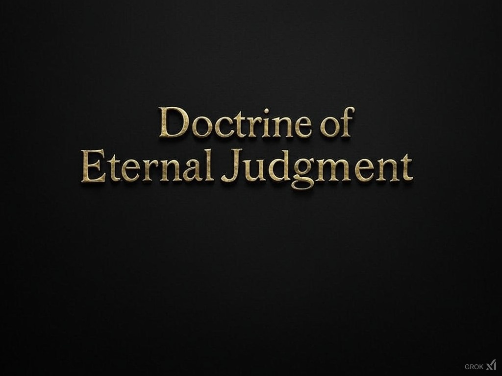 Doctrine of Eternal Judgment